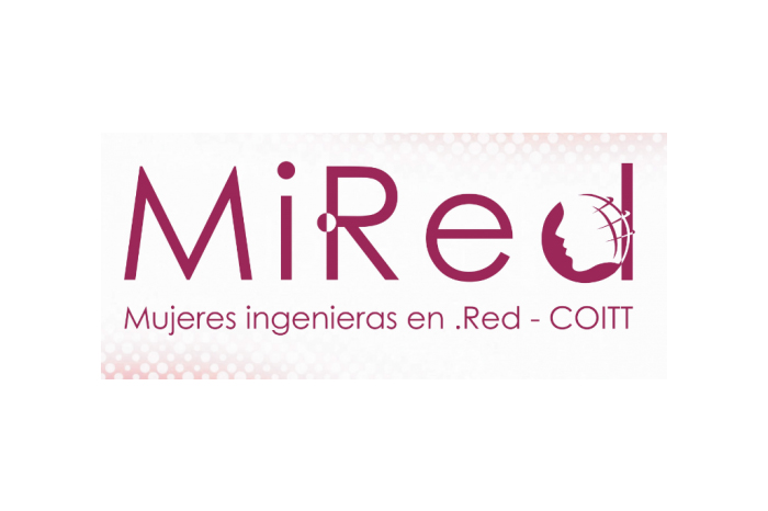 Logotipo de MI.RED “Mujeres Ingenieras en Red. COITT”