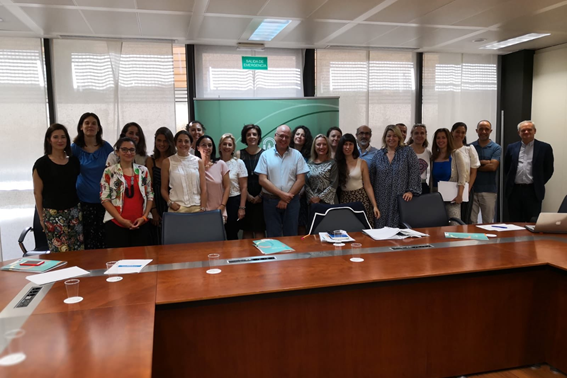 Integrantes del Grupo de Trabajo WomANDigital, reunidos en la primera sesión del 18 de julio de 2018